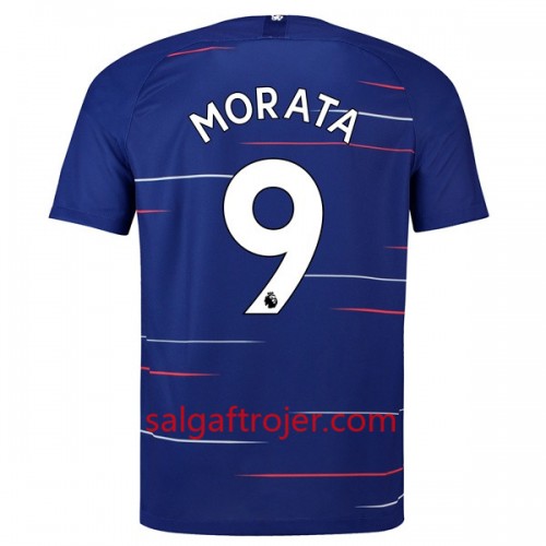 Chelsea Fodboldtrøjer Morata 9 Hjemmebanesæt 2018/19 Kort ærmer Chelsea Fodboldtrøjer Morata 9 Hjemmebanesæt 2018/19 Kort ærmer